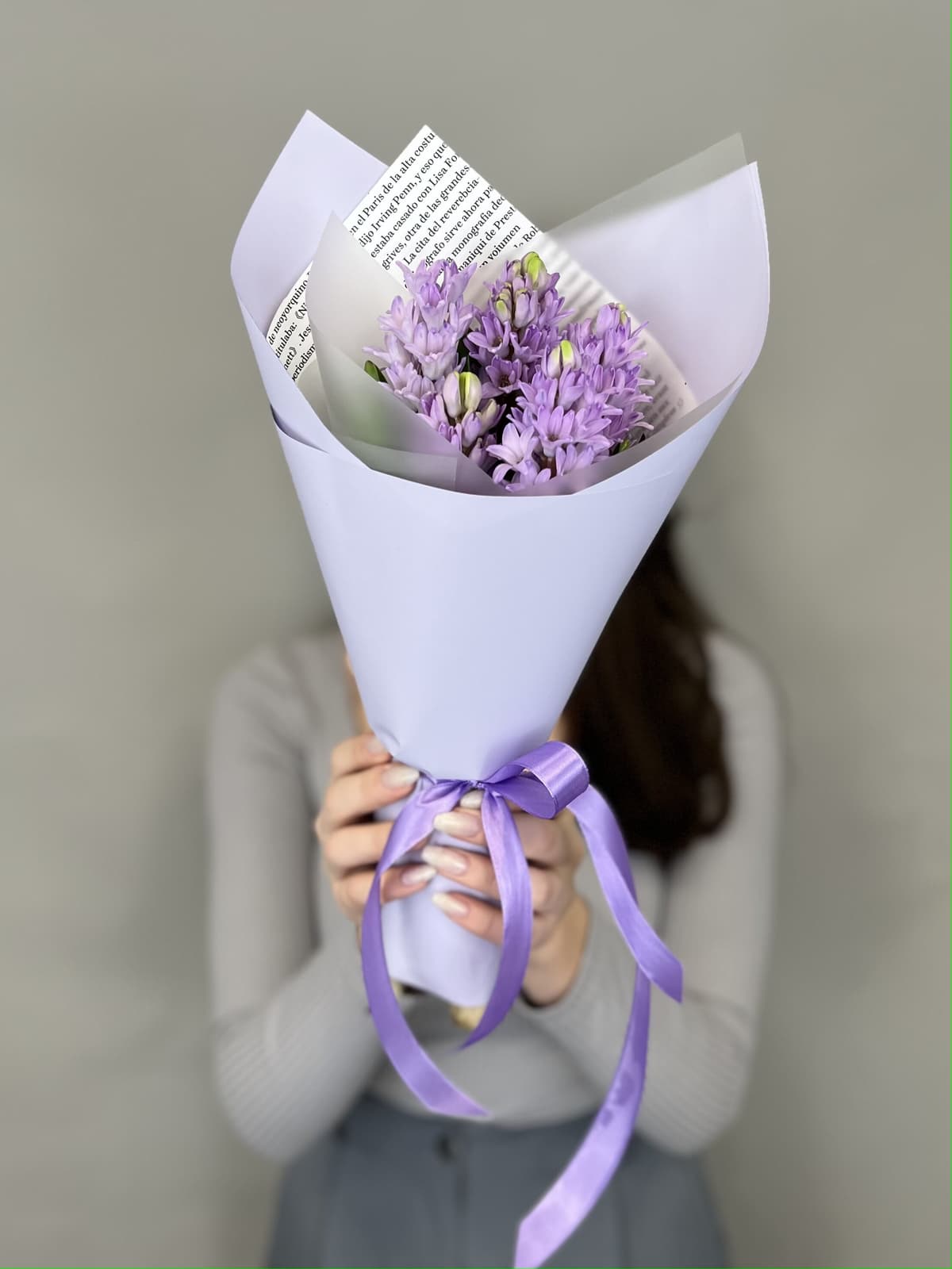 Букет из гиацинтов "Purple star" S Жукова