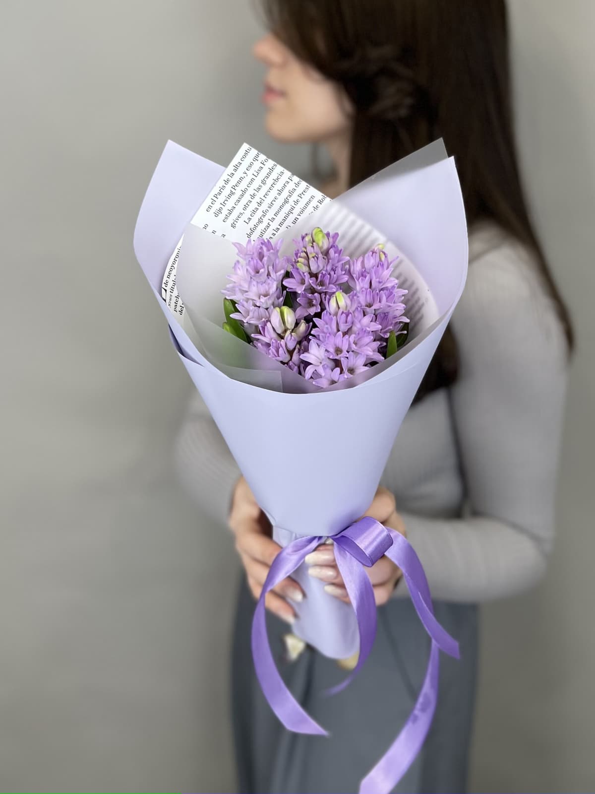 Букет из гиацинтов "Purple star" S Жукова