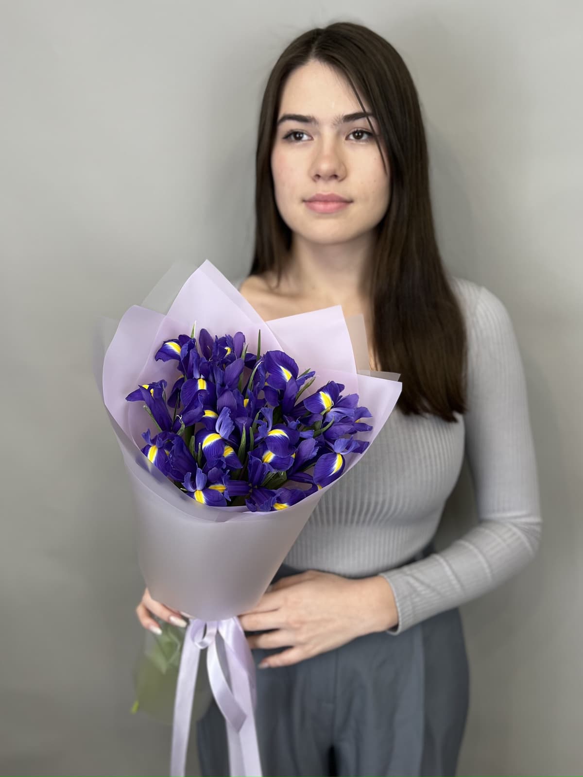 Букет из ирисов "Blue Magic" S Жукова