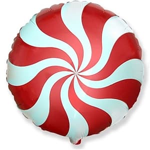 Ф 18"/45 см Конфета красная/FM/ Ф 18"/45 см Конфета красная/FM/