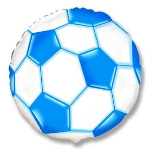 Ф 18" Футбольный мяч (синий)/FM/
