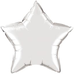 Ф Б/РИС 4" ЗВЕЗДА Металлик Silver / 10 см