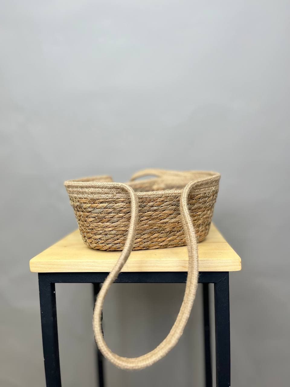 Корзина плетенная рогоз 27x16x12x32 см