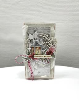 Открытка крафт Бикбая №1 15,5 х 8,5 см