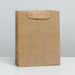 Пакет ламинированный «Крафтовый», XS 12 × 15 × 5,5 см