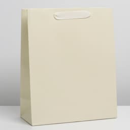 Пакет ламинированный «Молочный», M 26 × 32 × 12 см