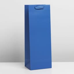 Пакет под бутылку «Синий», 13 x 36 x 10 см