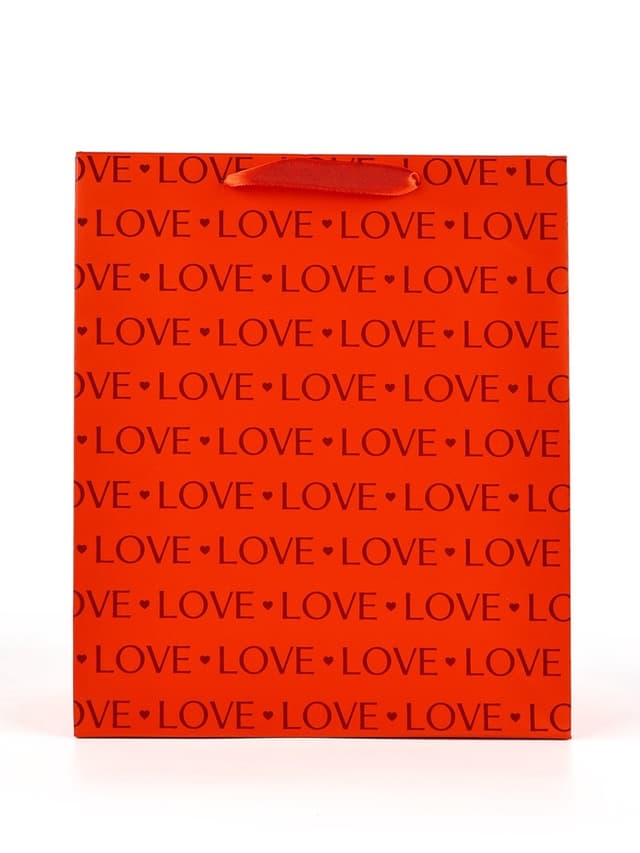 Пакет подарочный, упаковка, Love, частичный лак, ML 23 х 27 х 11.5 см Пакет подарочный, упаковка, Love, частичный лак, ML 23 х 27 х 11.5 см