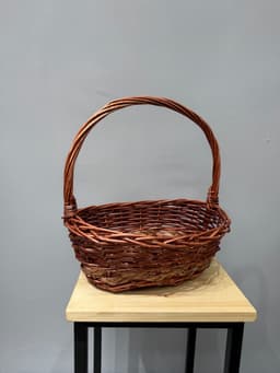 Плетеная корзина Ива коричневая 40*29*42см