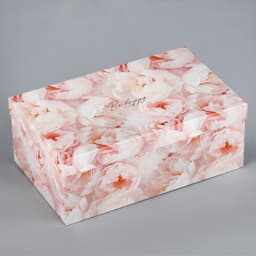 Подарочная коробка "Цветы" 32,5x20x12,5 см