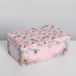 Подарочная коробка "Зима время чудес" 24 x 15,5 x 9,5 см