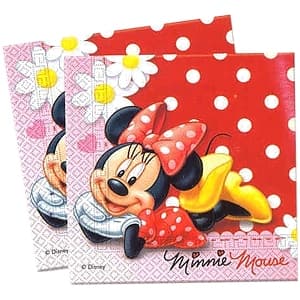 Салфетки Минни и ромашки 33см X 33см 20шт Салфетки Минни и ромашки 33см X 33см 20шт