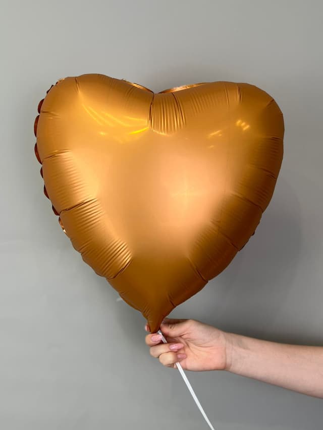 Сердца сатин карамель/caramel 45 см Сердца сатин карамель/caramel 45 см