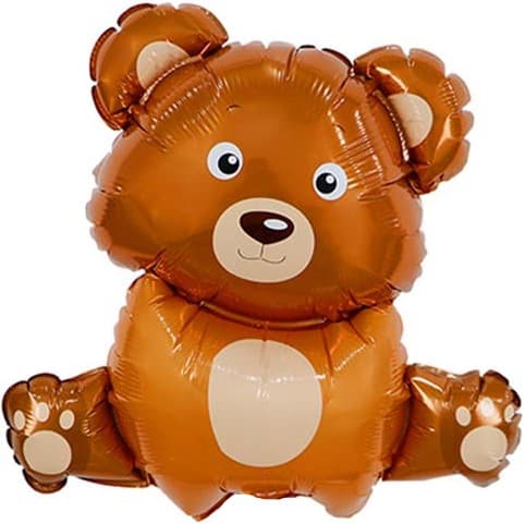 Шар (33"/84см) Фигура, Медвежонок Шар (33"/84см) Фигура, Медвежонок
