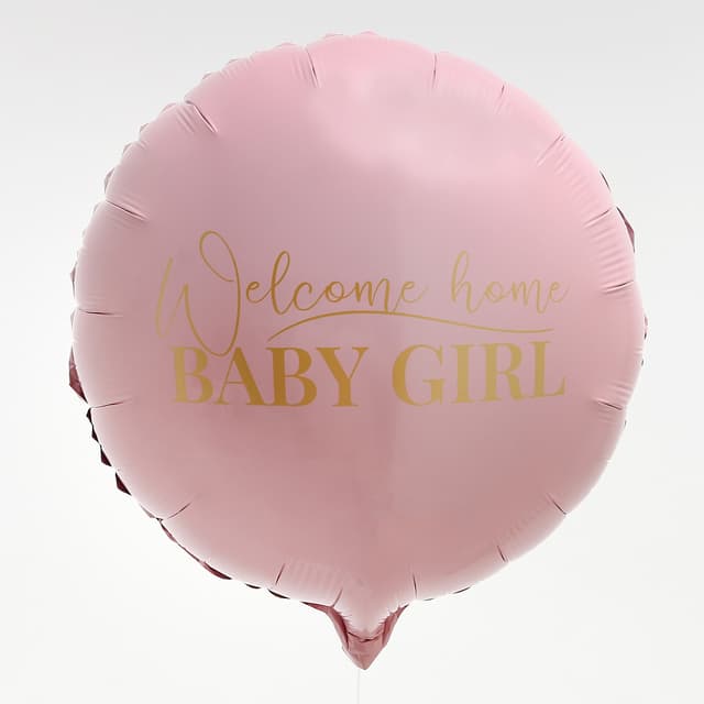 Шар фольгированный 18"/45 см Baby girl, круг Шар фольгированный 18"/45 см Baby girl, круг