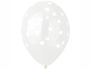 Шелкография кристалл 14"/36 см Сердца белые Шелкография кристалл 14"/36 см Сердца белые
