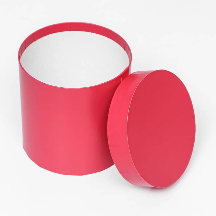 Шляпная коробка "Viva Magenta Panton 2023" 20 × 20 х 20 см