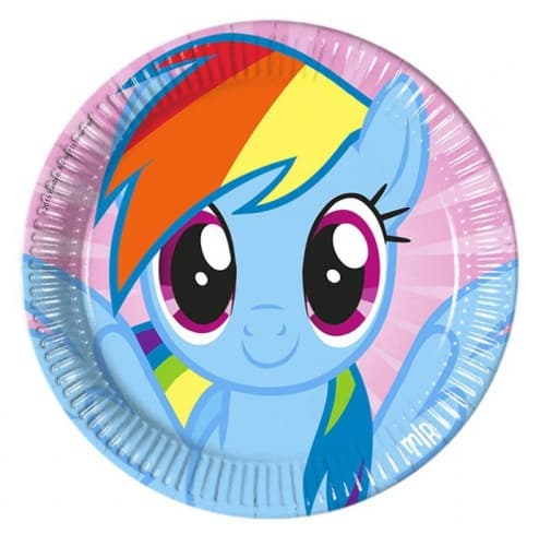 Тарелка My Little Pony Rainbow Dash 8шт Тарелка My Little Pony Rainbow Dash 8шт
