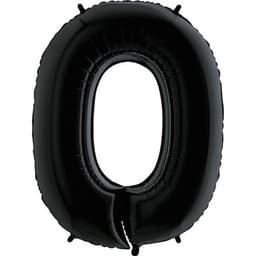 Цифры 100 см черные 0