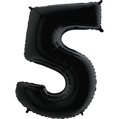 Цифры 100 см черные 5