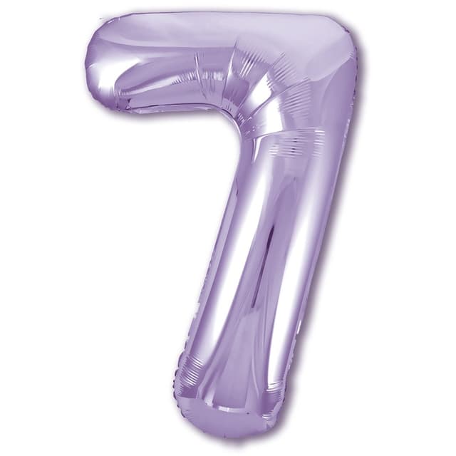 Цифры 100 см сиреневые Lavender Slim 7 Цифры 100 см сиреневые Lavender Slim 7