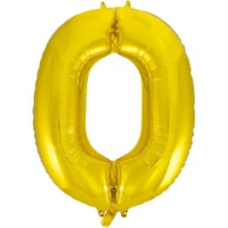 Цифры 100 см золото 0