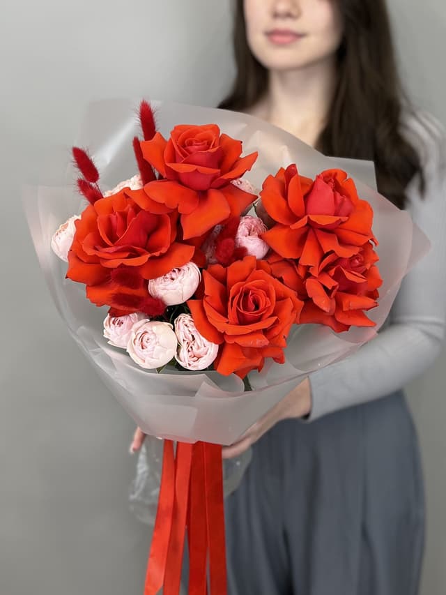 Дуо букет "Страсть" Дуо букет "Страсть"