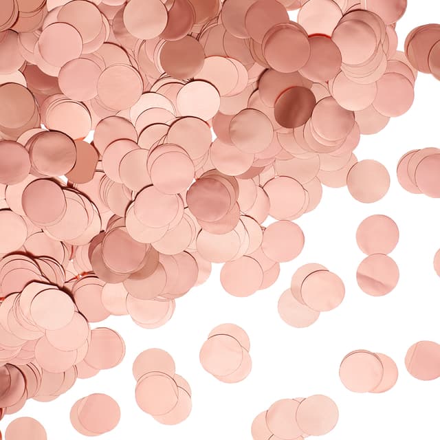 Конфетти круглое розовое золото хром 2 см., 1 гр. Конфетти круглое розовое золото хром 2 см., 1 гр.