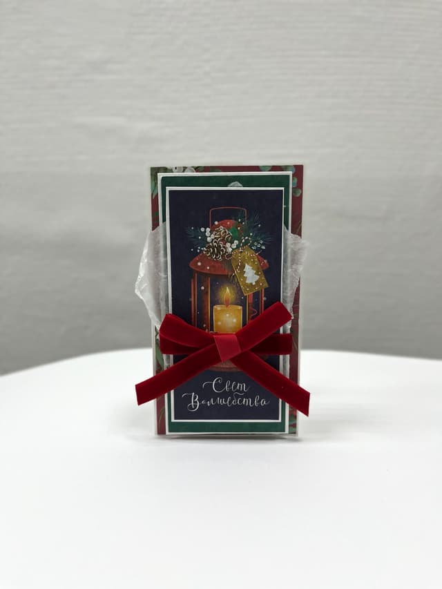 Мини открытка крафт (ручная работа) 22 Революционная Мини открытка крафт (ручная работа) 22 Революционная