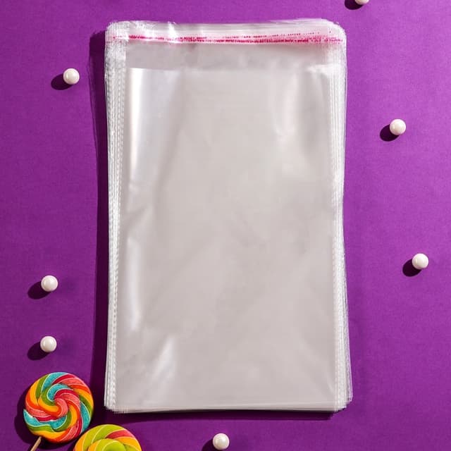 Пакет БОПП с клеевым клапаном, прозрачный для фасовки и упаковки, 20×30/4.5 см, 30 мкм Пакет БОПП с клеевым клапаном, прозрачный для фасовки и упаковки, 20×30/4.5 см, 30 мкм