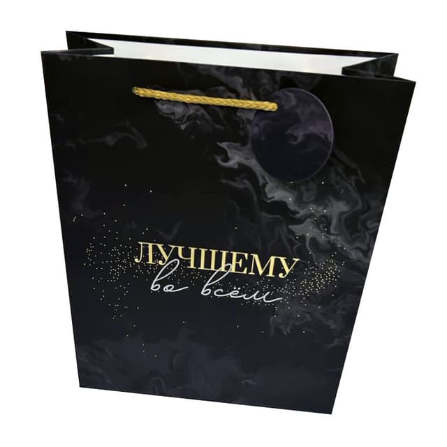 Пакет подарочный "Лучшему во всем" / 25*30*11 см Пакет подарочный "Лучшему во всем" / 25*30*11 см
