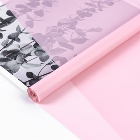 Пленка Лак PASTEL Розово лавандовый 59см 800гр Пленка Лак PASTEL Розово лавандовый 59см 800гр