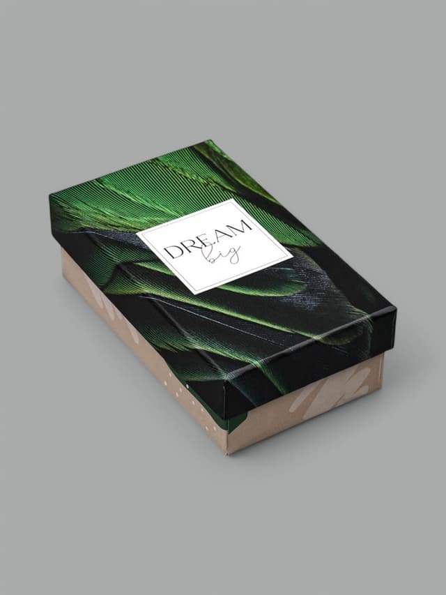 Подарочная коробка , «GREEN , 12 х 7 х 4 см Подарочная коробка , «GREEN , 12 х 7 х 4 см