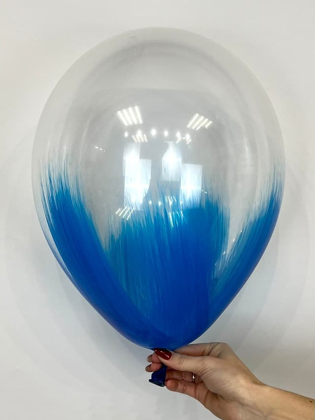 Шар (12''/30 см) Браш, Синий, кристалл Шар (12''/30 см) Браш, Синий, кристалл