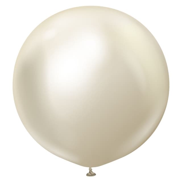 Шар 24"/60 см Зеркальные белое золото/Mirror White Gold Шар 24"/60 см Зеркальные белое золото/Mirror White Gold