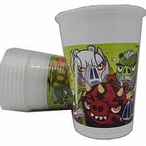Стакан пластик.Angry Birds Star Wars 200мл 8шт/Ам Стакан пластик.Angry Birds Star Wars 200мл 8шт/Ам