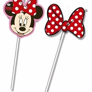 Трубочка коктельные Минни Кафе/ 6шт/ Трубочка коктельные Минни Кафе/ 6шт/